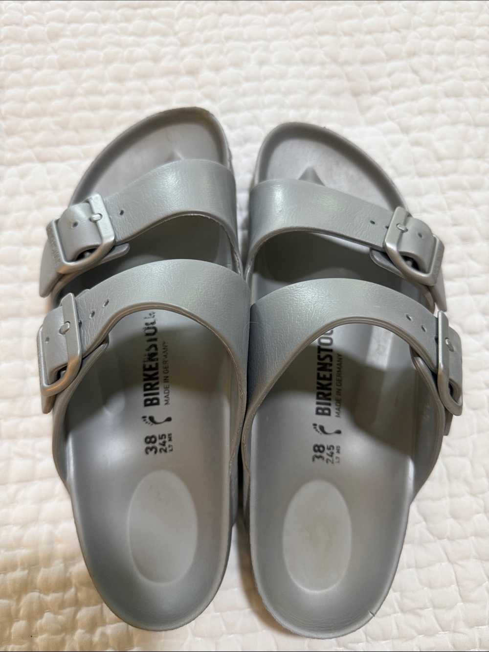 Birkenstock Arizona EVA Sandals in Gray